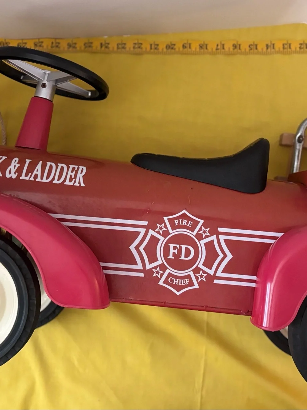 Schylling Kids Fire Chief Ride-On Toy - Red